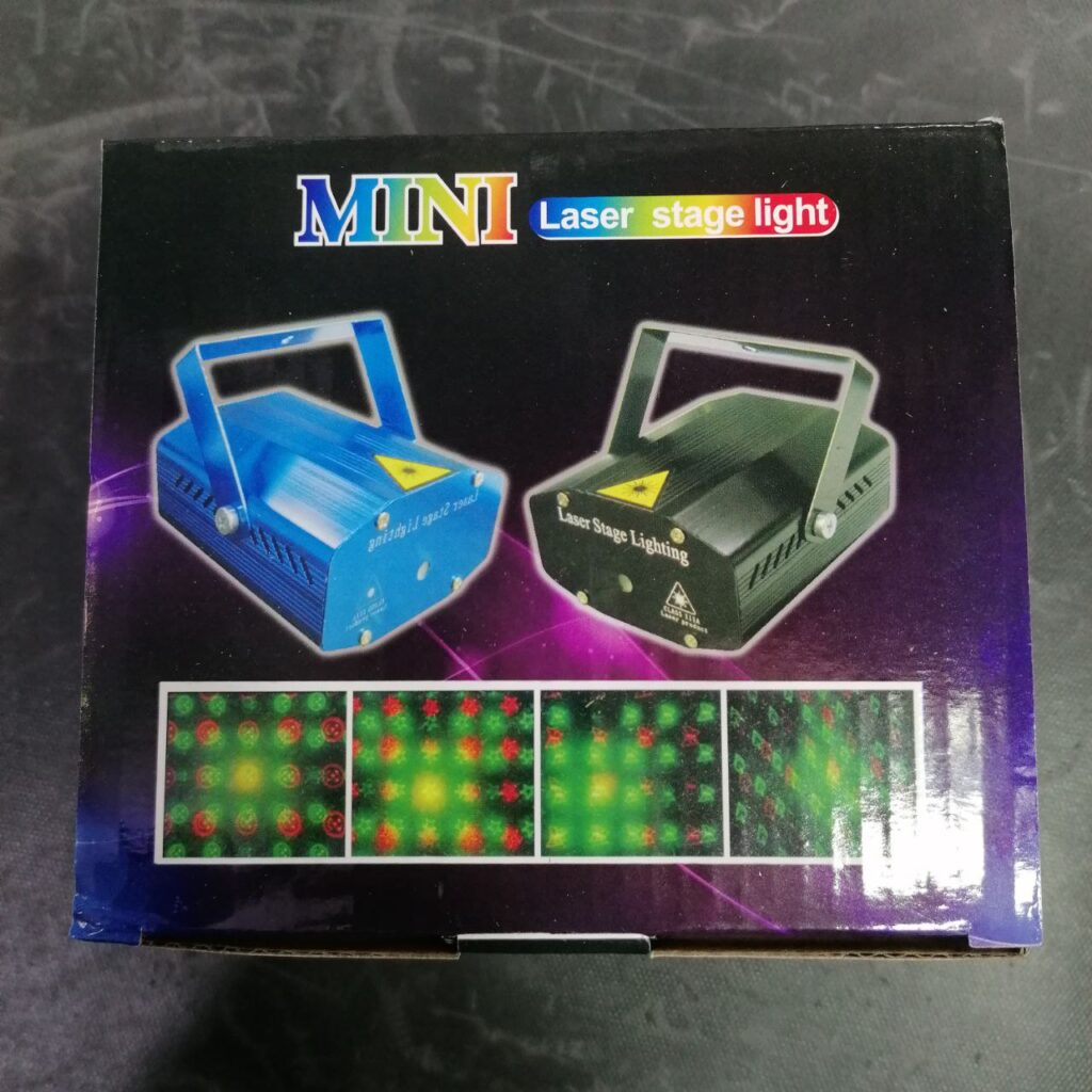 MINI LASER STAGE LIGHT fei eletronico